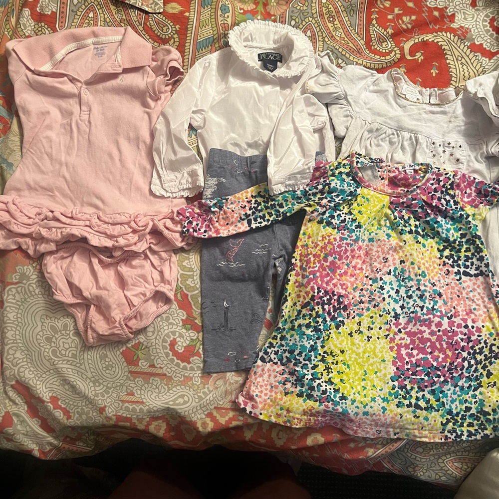 Beautiful 12 month Girl Baby Clothing Bundle Sets (read description please)